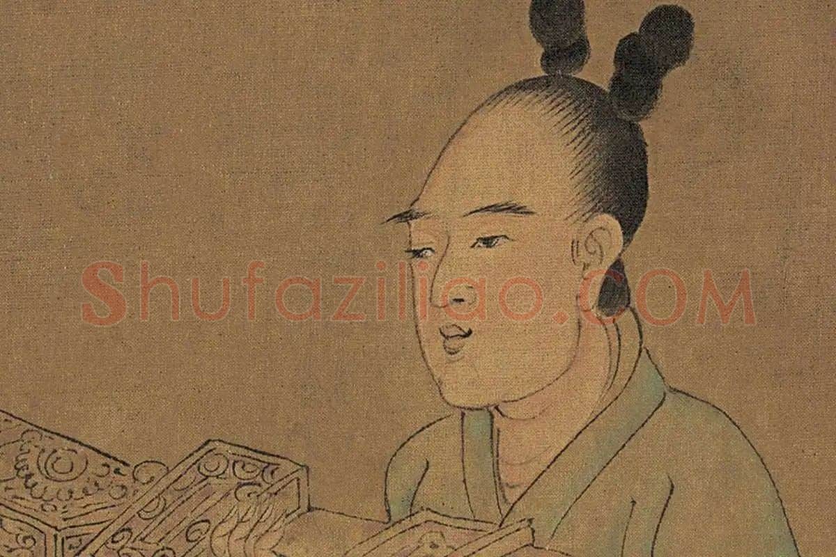 孙位《高逸图》高清大图局部细节 (11)