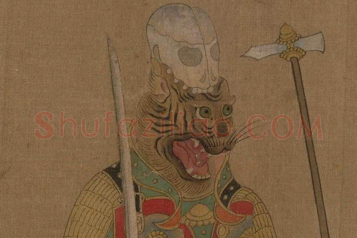 五星二十八宿神形图-高清大图局部细节 (20)