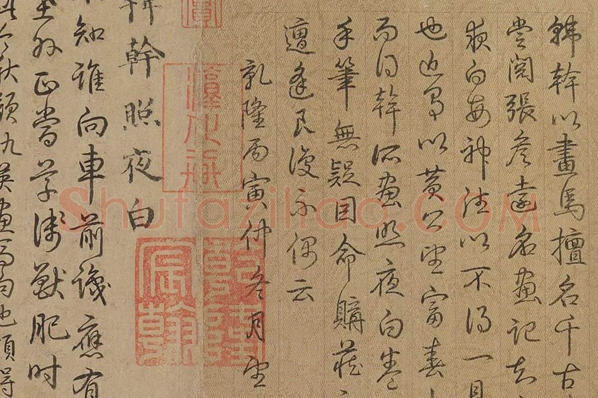 韩干《照夜白图》高清大图局部 (7)