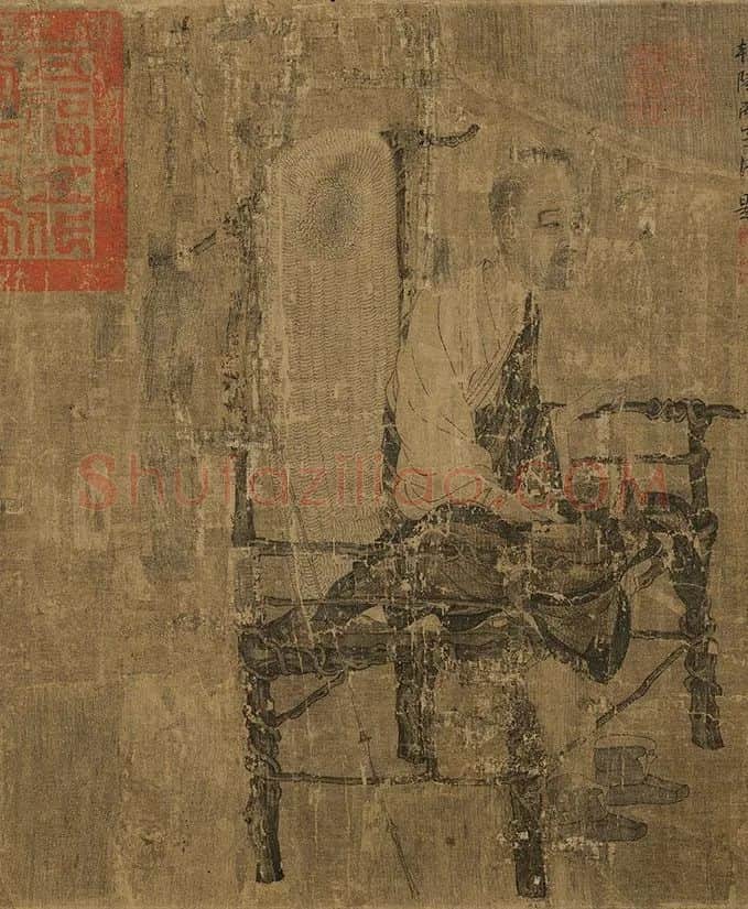 阎立本《萧翼赚兰亭图》辽宁博物馆藏本_06