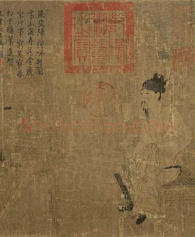 阎立本《萧翼赚兰亭图》辽宁博物馆藏本_07