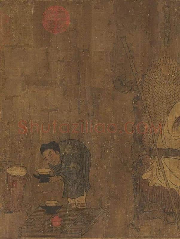 阎立本《萧翼赚兰亭图》(南宋摹·台北故宫藏本)_13