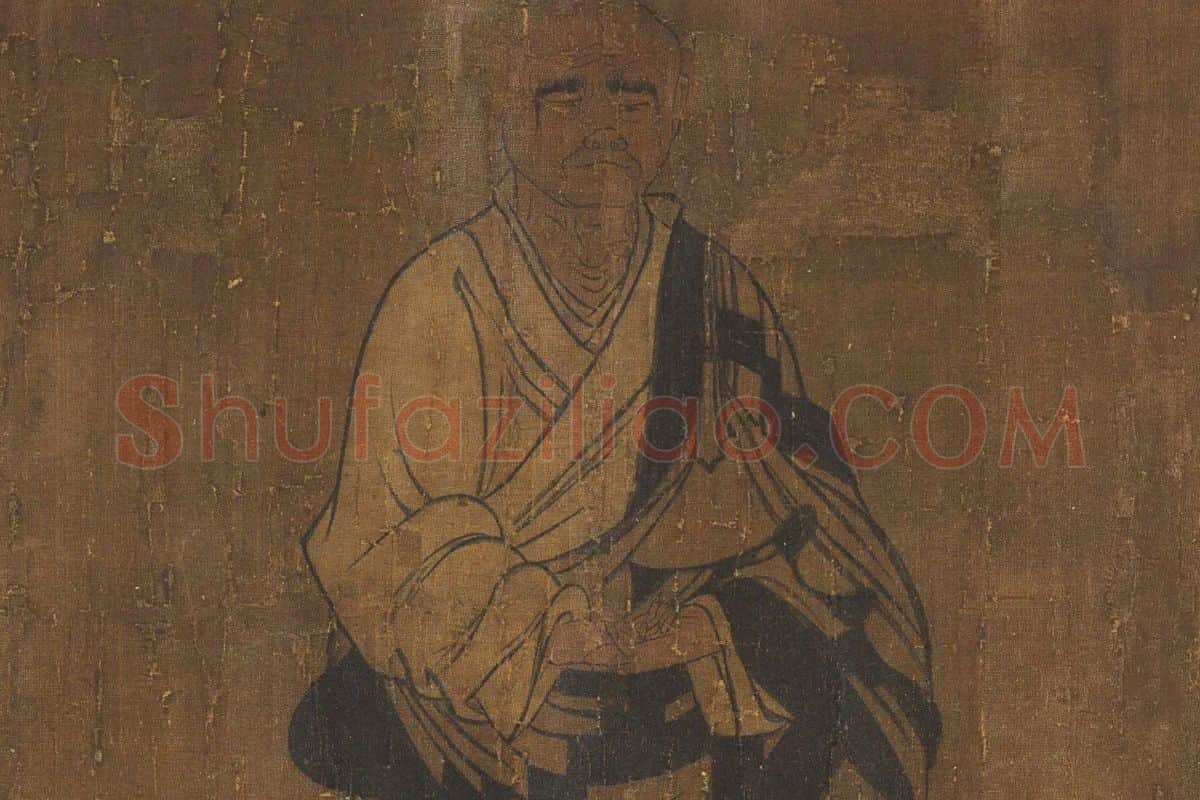 阎立本《萧翼赚兰亭图》卷(南宋摹·台北故宫藏本)高清大图局部 (3)