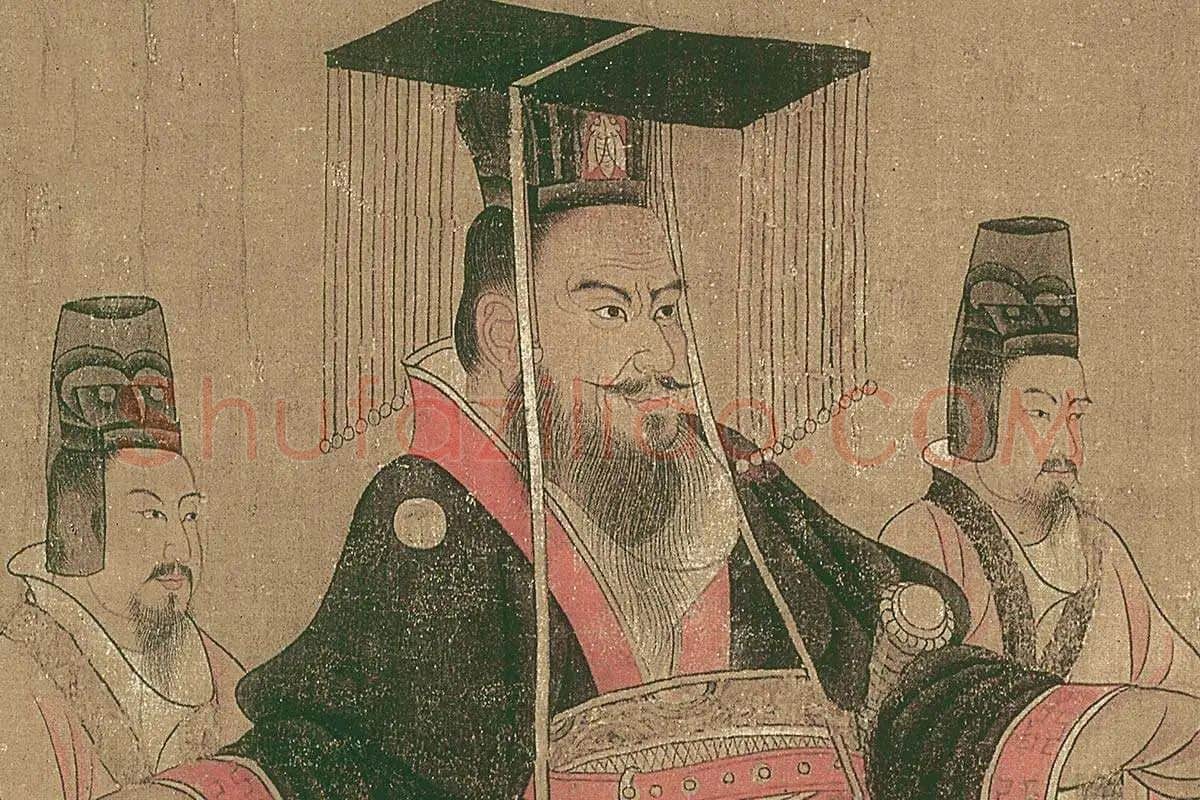 阎立本(传)《历代帝王图》高清大图局部细节 (6)
