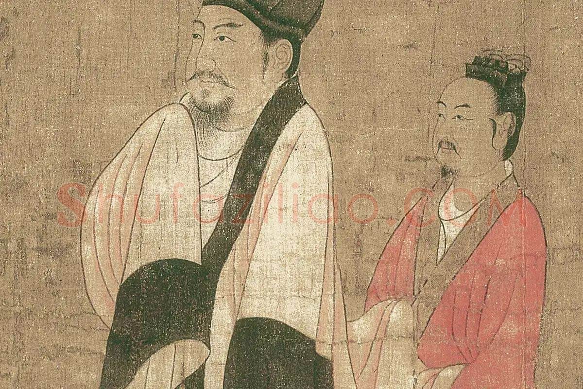 阎立本(传)《历代帝王图》高清大图局部细节 (10)