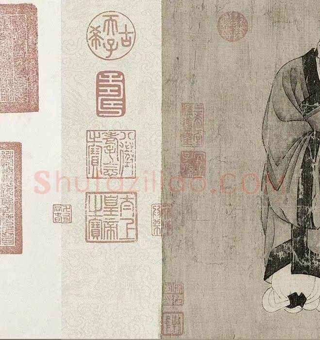 长卷人物画《孔子弟子图卷》_04