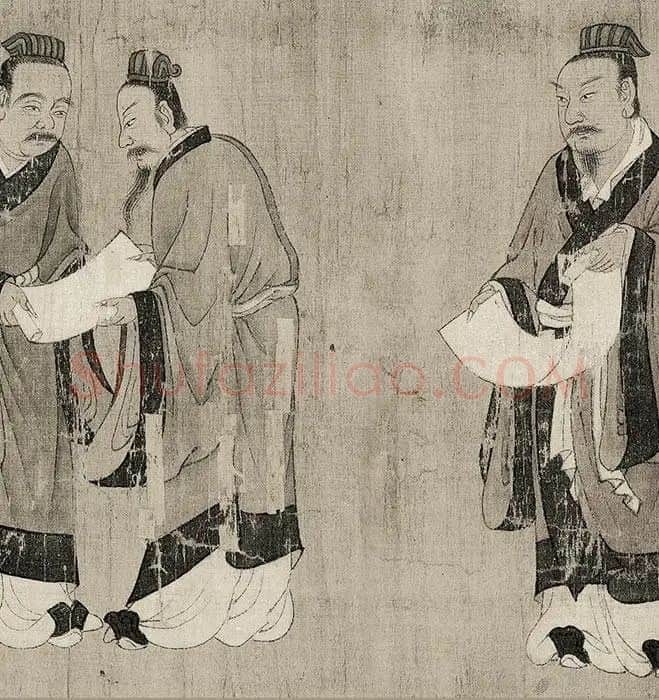 长卷人物画《孔子弟子图卷》_05