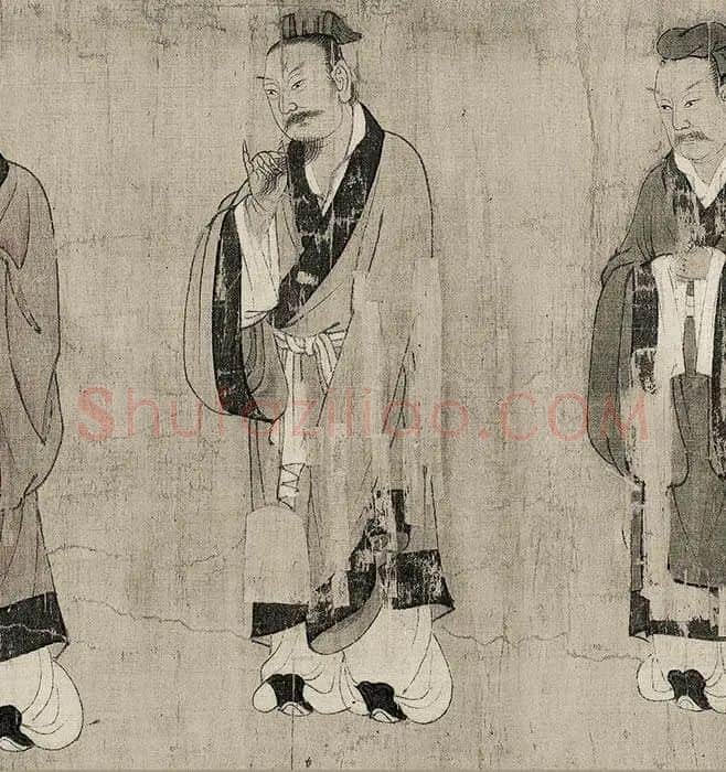 长卷人物画《孔子弟子图卷》_06
