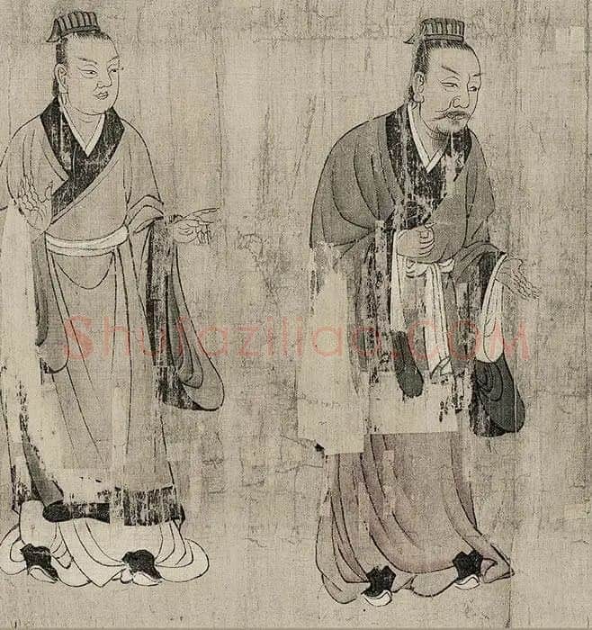 长卷人物画《孔子弟子图卷》_09