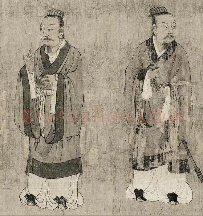 长卷人物画《孔子弟子图卷》_10
