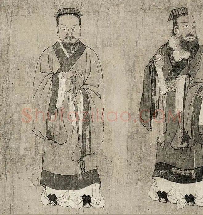 长卷人物画《孔子弟子图卷》_11