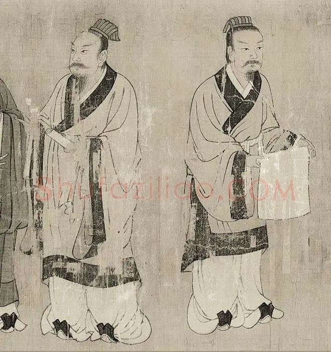 长卷人物画《孔子弟子图卷》_14