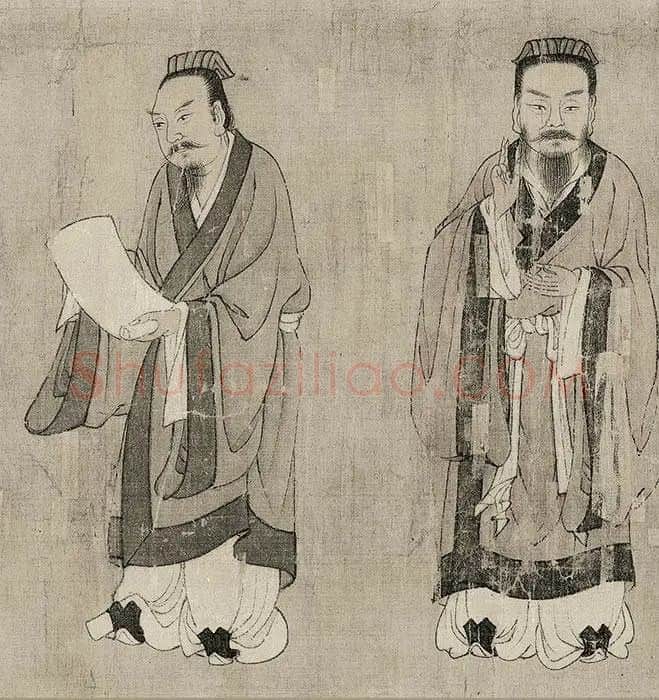长卷人物画《孔子弟子图卷》_15