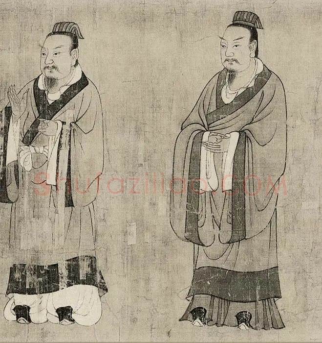 长卷人物画《孔子弟子图卷》_17