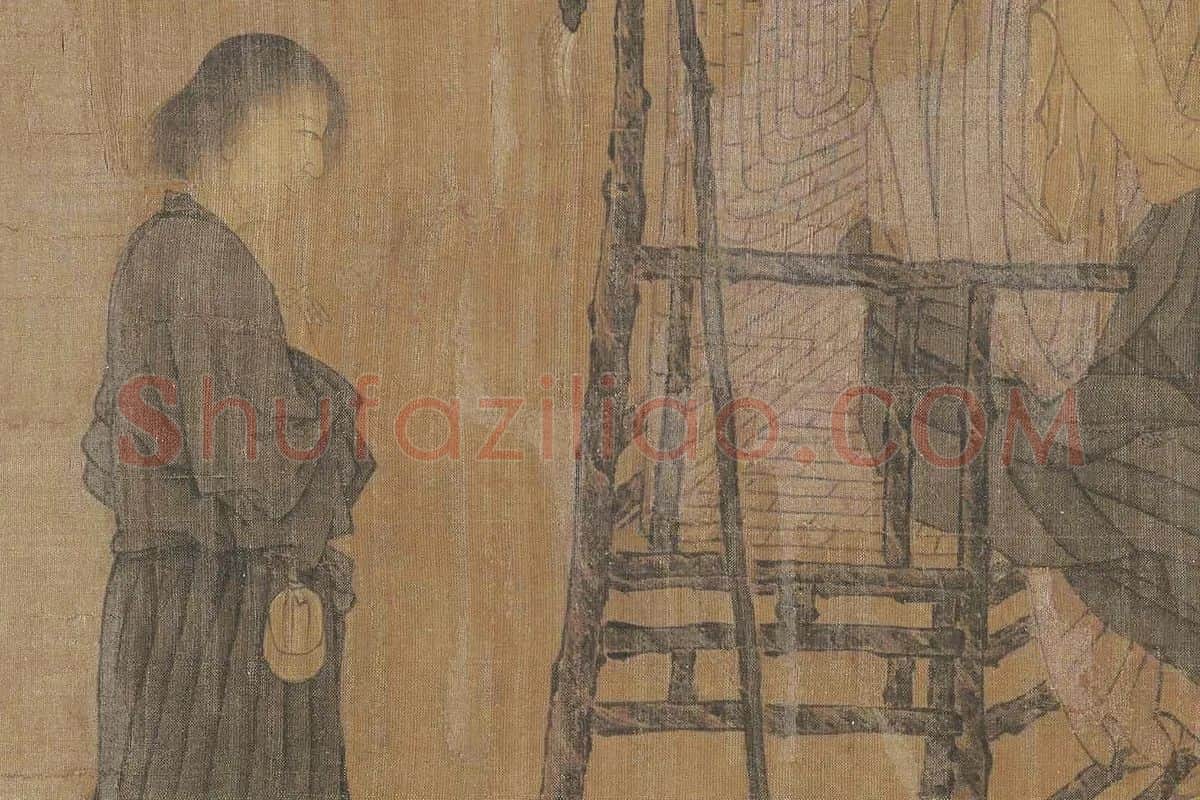 阎立本《萧翼赚兰亭图》(宋摹·北京故宫本)局部 (4)