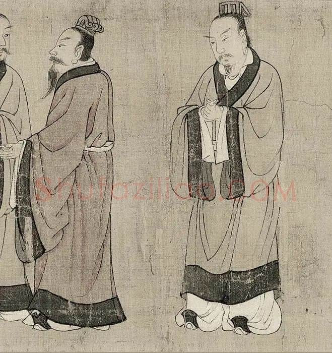 长卷人物画《孔子弟子图卷》_21