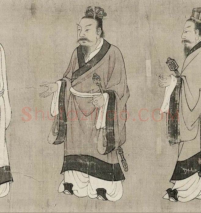 长卷人物画《孔子弟子图卷》_23