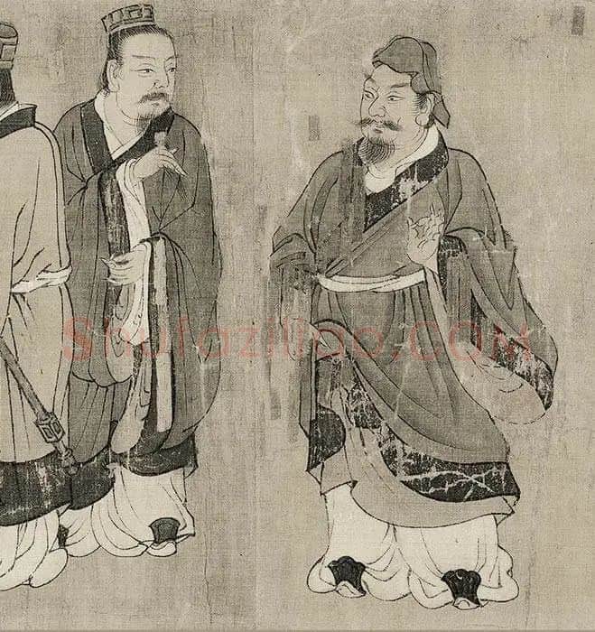 长卷人物画《孔子弟子图卷》_24