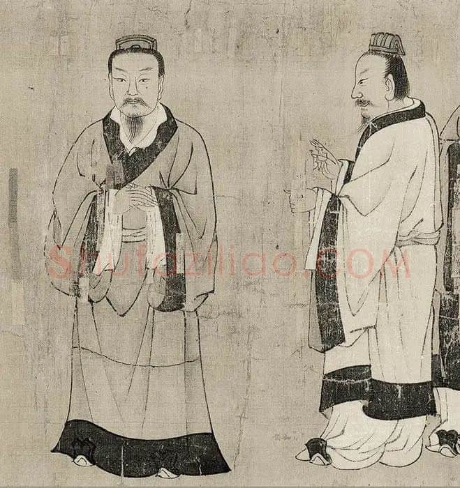 长卷人物画《孔子弟子图卷》_25
