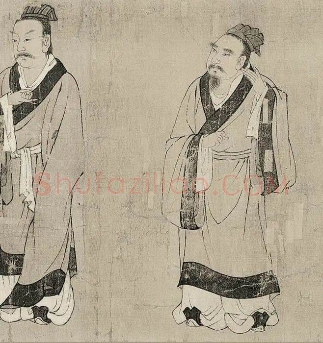 长卷人物画《孔子弟子图卷》_26