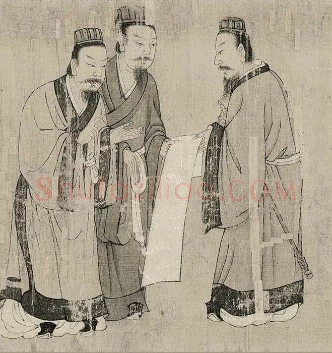 长卷人物画《孔子弟子图卷》_28