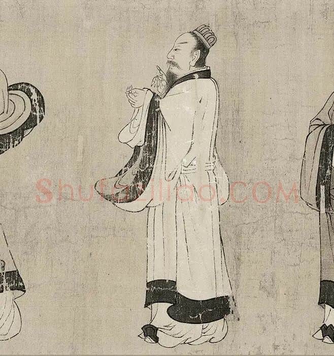 长卷人物画《孔子弟子图卷》_30