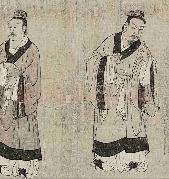 长卷人物画《孔子弟子图卷》_31