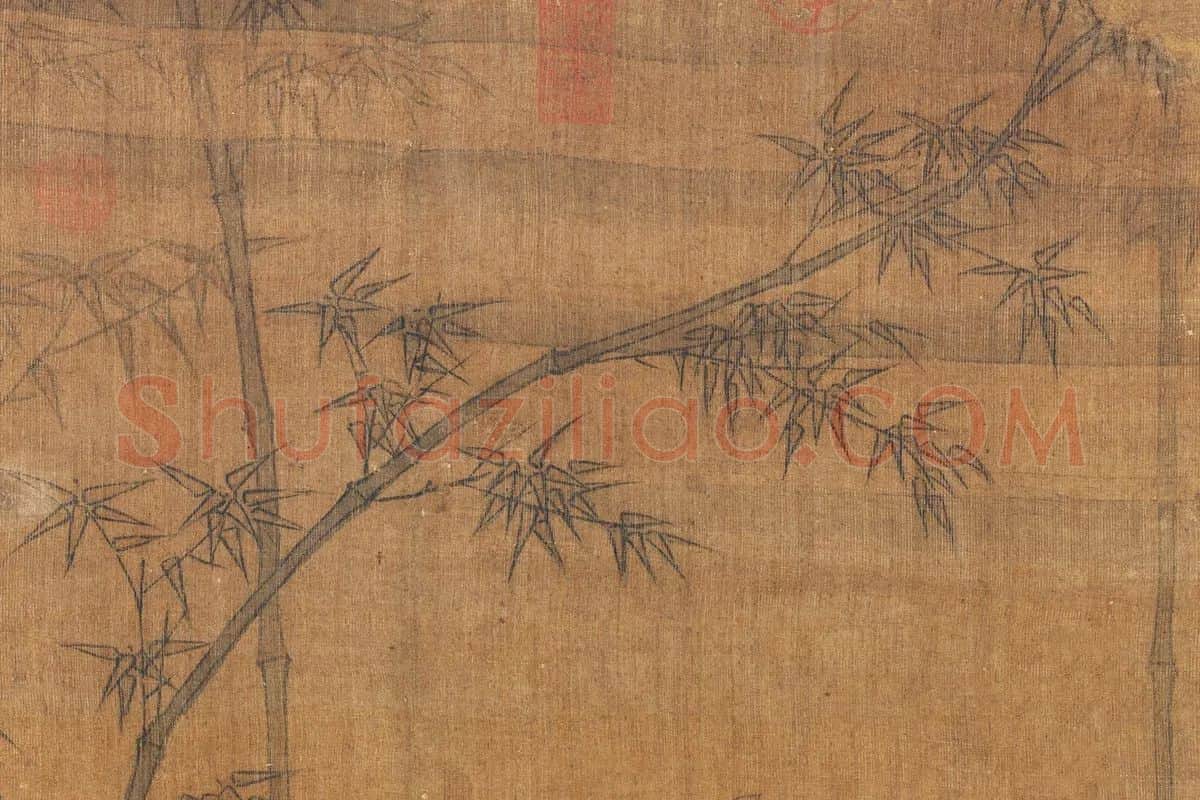 阎立本《竹林五君图》高清大图局部细节 (6)