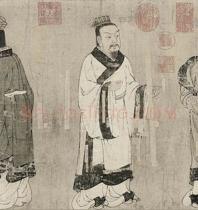 长卷人物画《孔子弟子图卷》_34