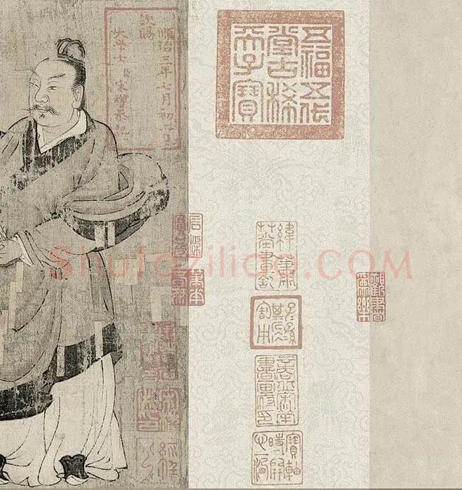 长卷人物画《孔子弟子图卷》_35