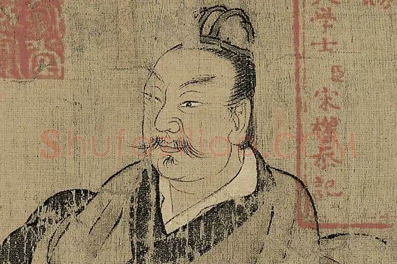 孔子弟子图卷·高清大图局部细节 (1)