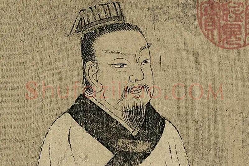 孔子弟子图卷·高清大图局部细节 (2)
