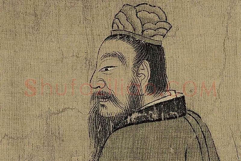 孔子弟子图卷·高清大图局部细节 (3)