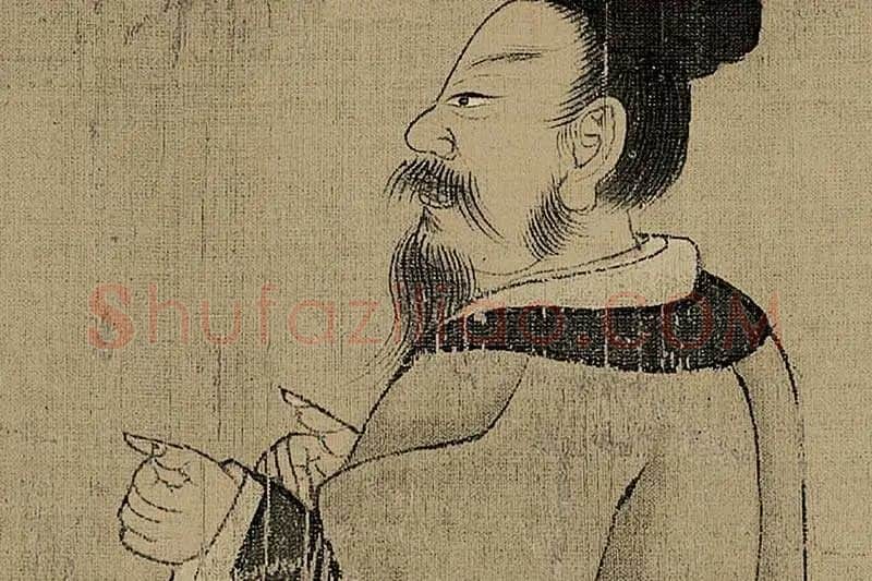 孔子弟子图卷·高清大图局部细节 (6)