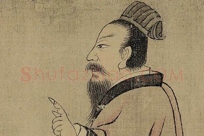 孔子弟子图卷·高清大图局部细节 (11)