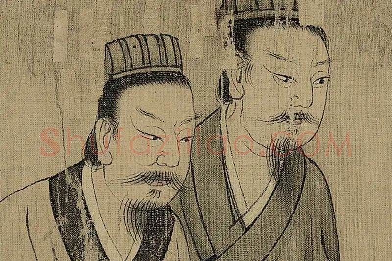 孔子弟子图卷·高清大图局部细节 (12)