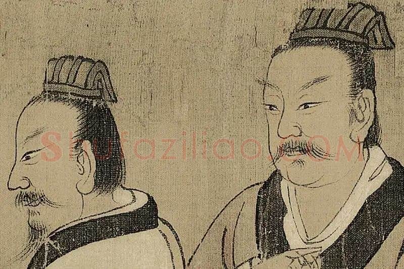 孔子弟子图卷·高清大图局部细节 (15)
