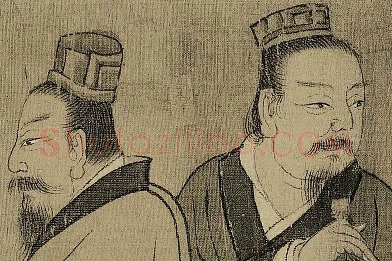 孔子弟子图卷·高清大图局部细节 (18)