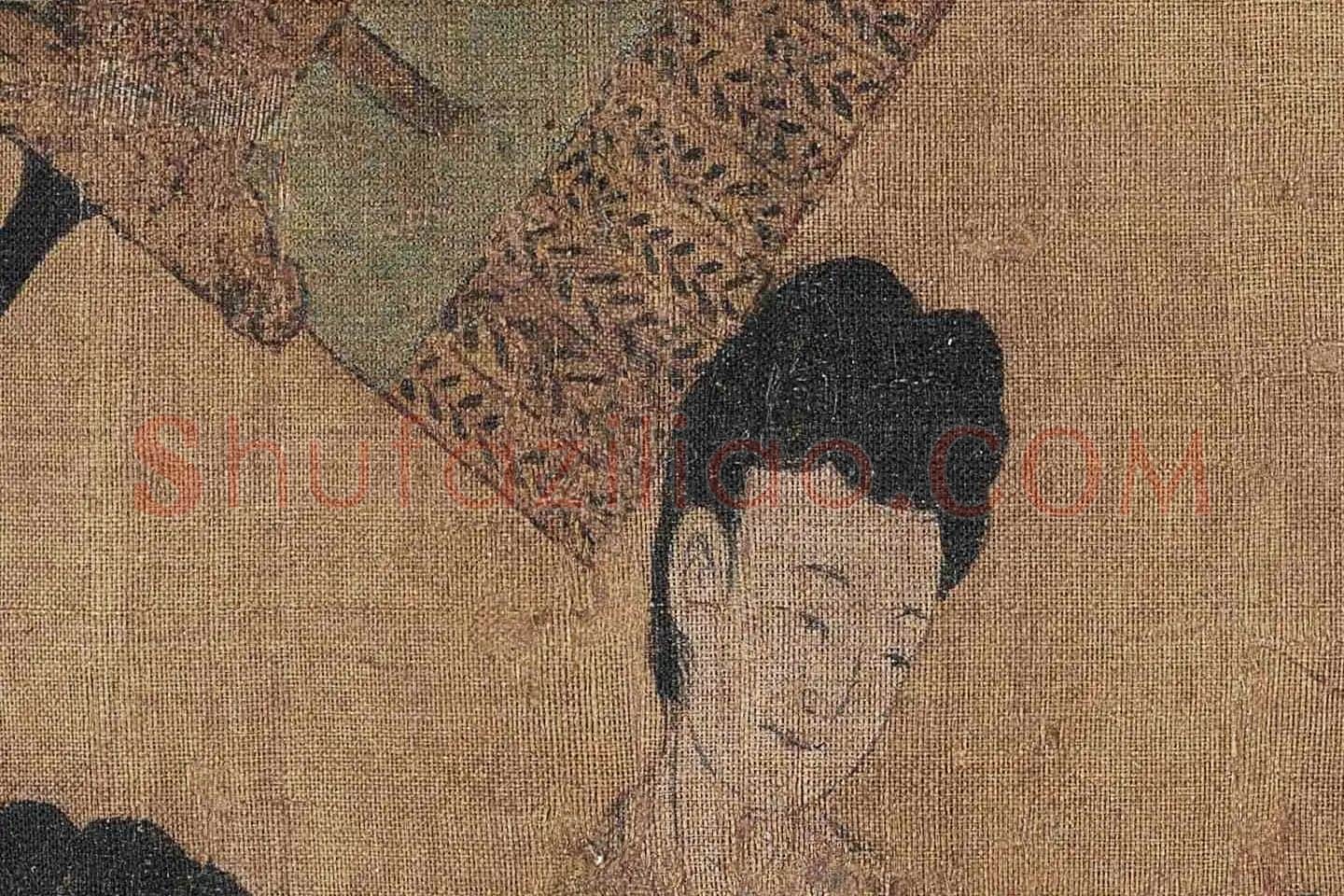 阎立本《步辇图》高清大图局部细节 (5)