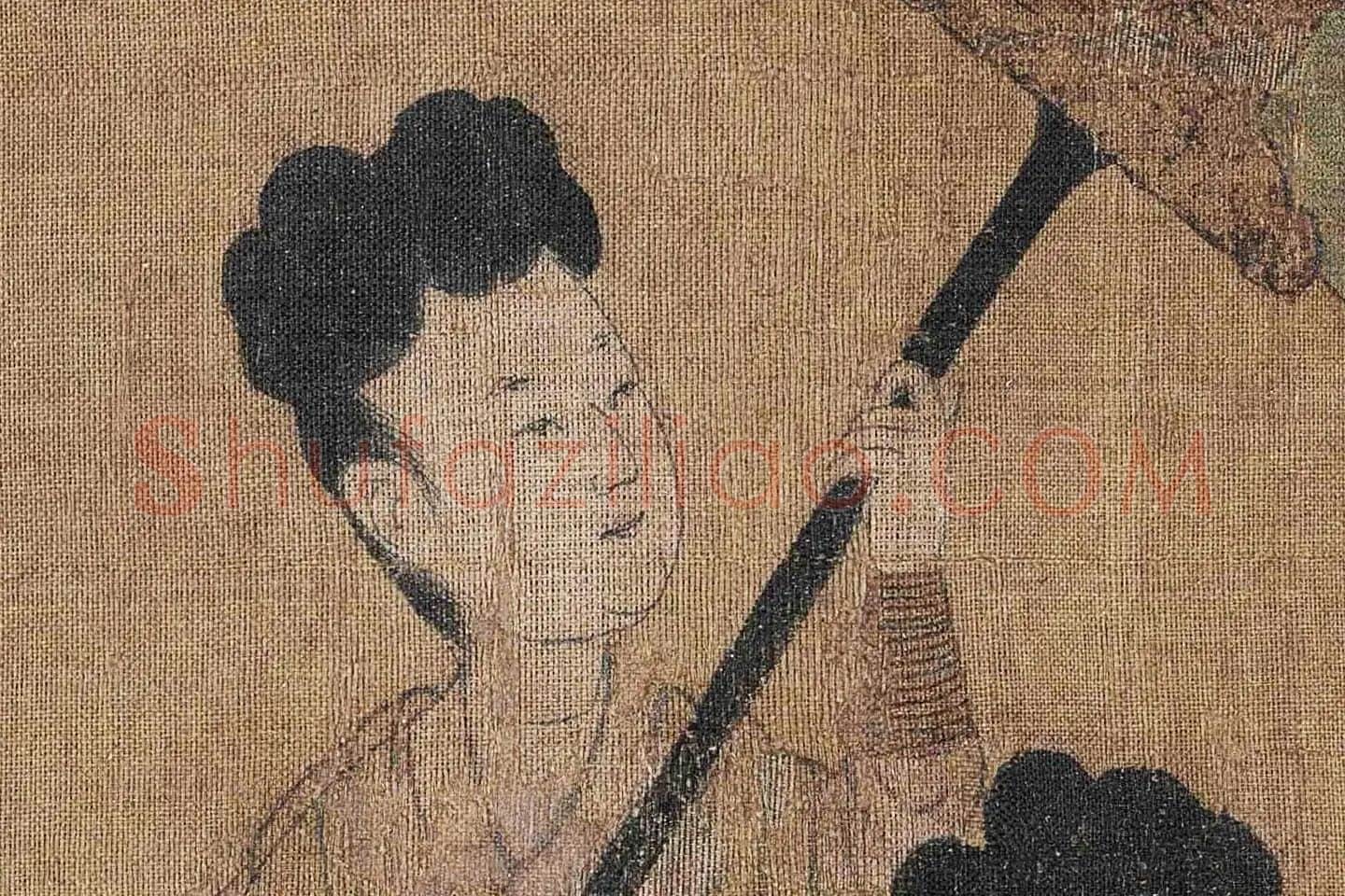 阎立本《步辇图》高清大图局部细节 (7)