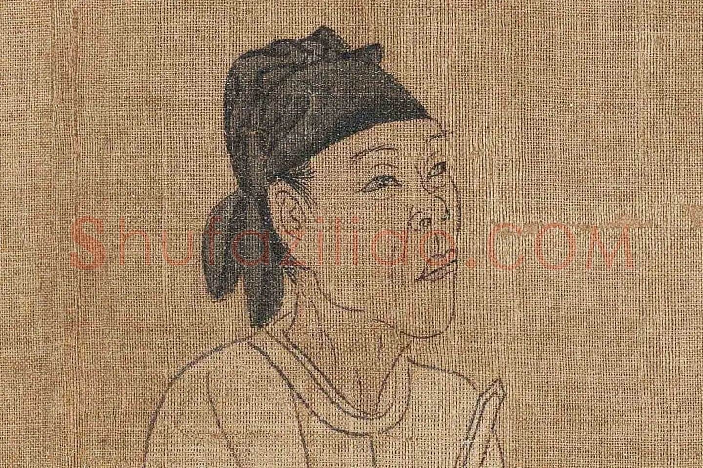 阎立本《步辇图》高清大图局部细节 (10)