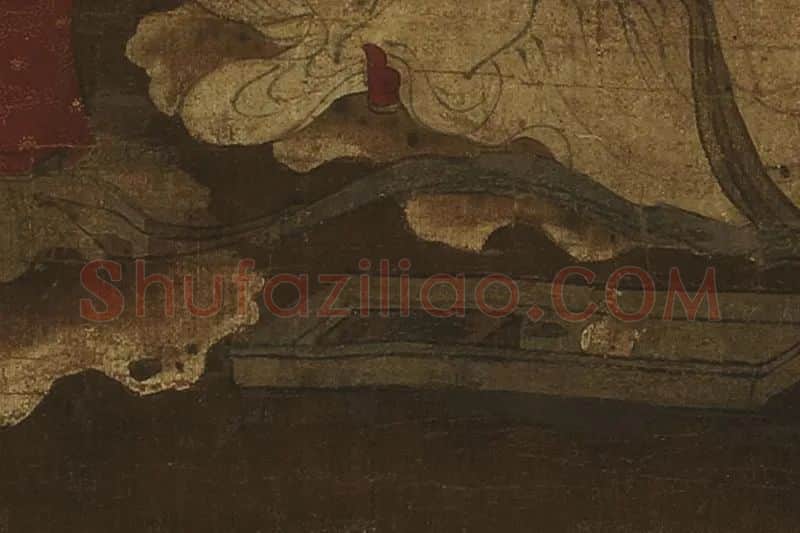 周昉人物画《士女吟诗图》局部 (4)