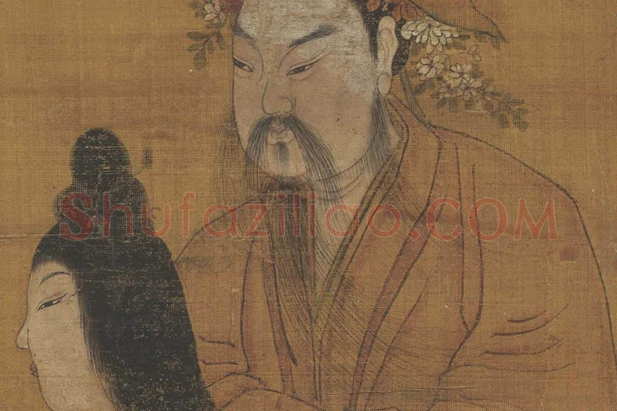 周昉佛道人物画《麻姑仙坛记图》高清大图局部 (3)