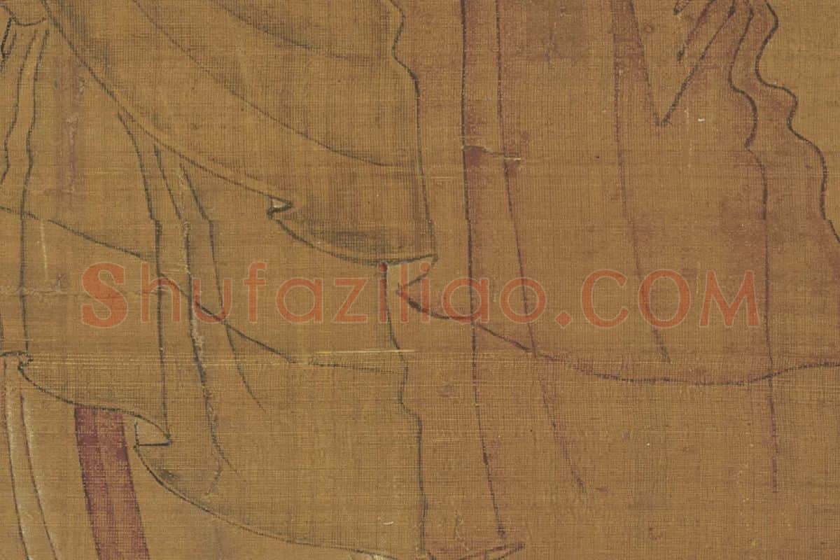 周昉佛道人物画《麻姑仙坛记图》高清大图局部 (5)
