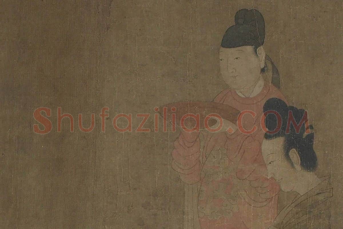 周昉《内人双陆图》局部 (1)