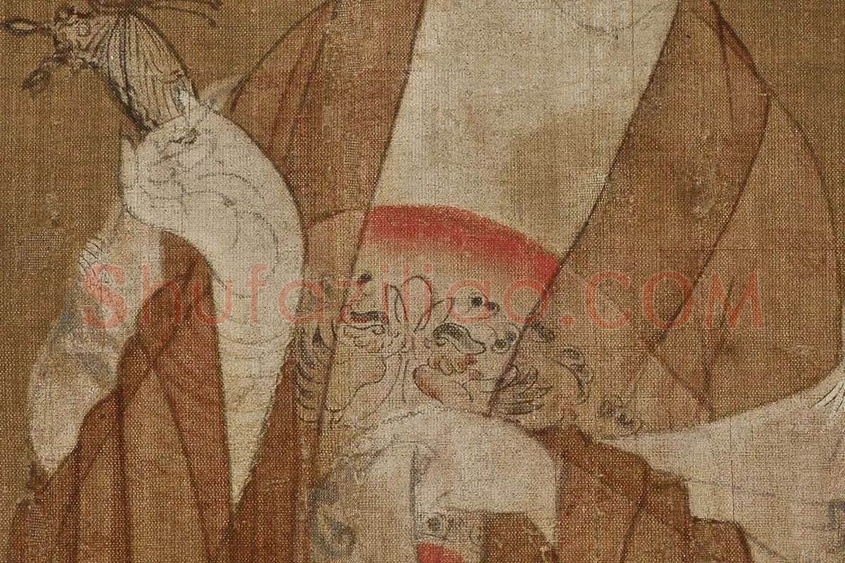 簪花仕女图·高清大图局部细节 (19)