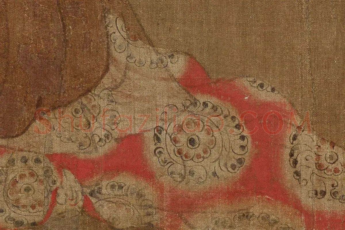 簪花仕女图·高清大图局部细节 (20)