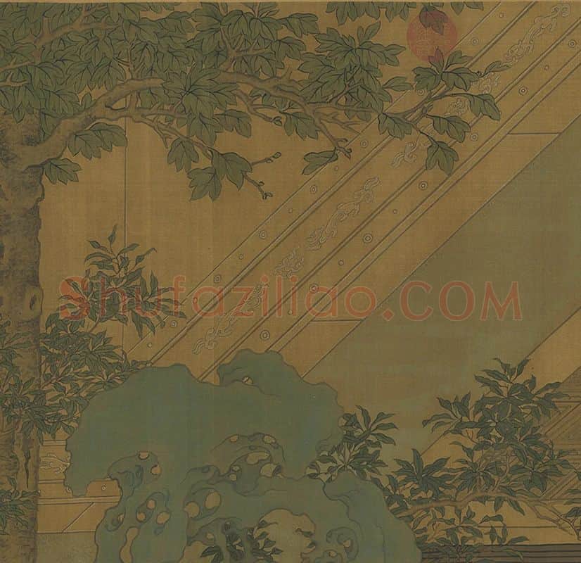 唐·周昉人物画《麟趾图卷》_04