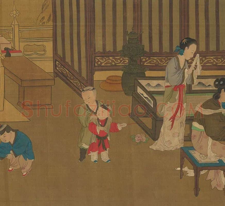 元宵节场景人物画卷_07