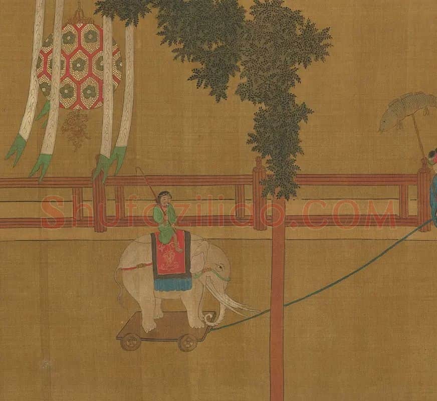 元宵节场景人物画卷_11
